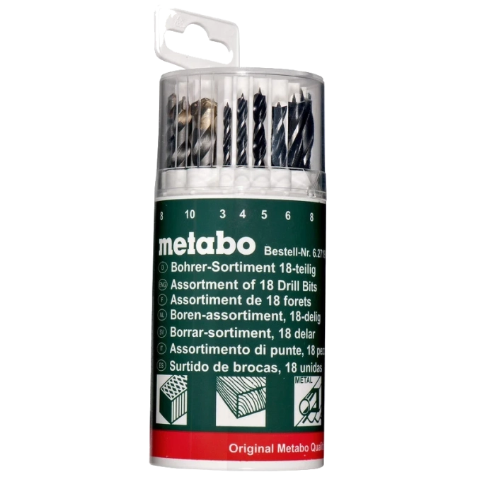 Metabo 18 предм. (627190000) Набір свердел