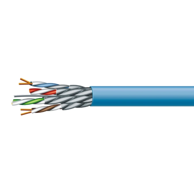 Cat. 6 A U/FTP LSZH 4х2х23 AWG (к) бухта 500м. Кабель кручена пара ЗЗКМ фото 1