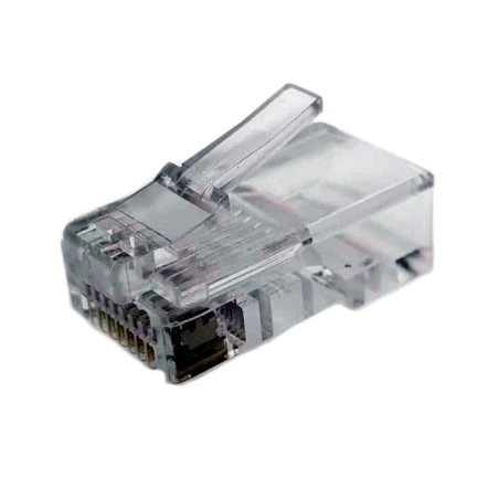 RJ45 UTP Конектор прохідного типу кат.5E (пачка 100 шт) фото 1