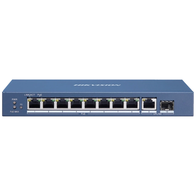 DS-3E0510P-E 8-портовий гігабітний некерований POE комутатор фото 1