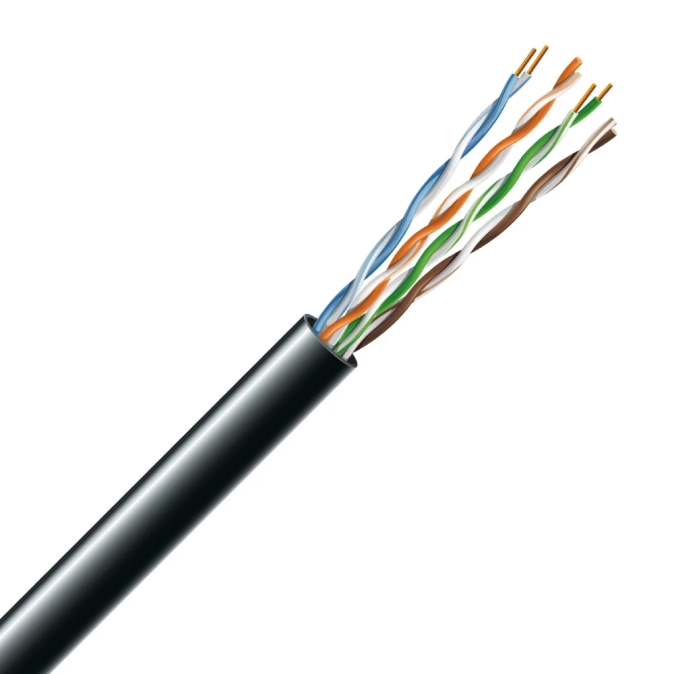 Cat. 5e U/UTP PE 4х2х24 AWG, (74269) бухта 305м. Кабель вита пара ЗЗКМ (UTP мідь наружний) фото 1