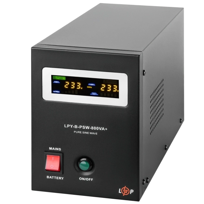 LOGICPOWER LPY-B-PSW-800VA+ Джерело безперебійного живлення фото 1