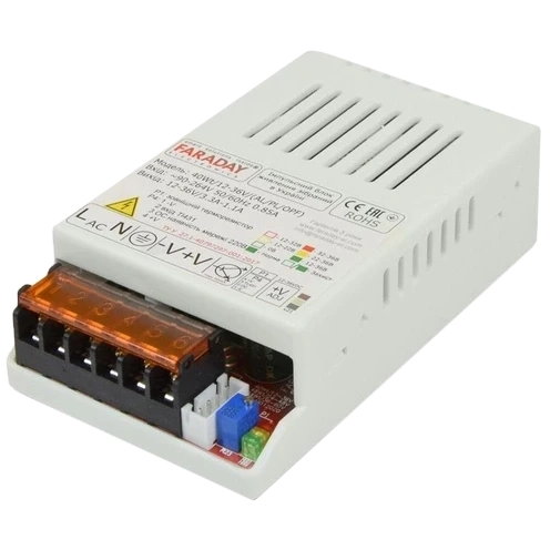 Faraday Electronics 40Wt/12-36V/PL Блок живлення