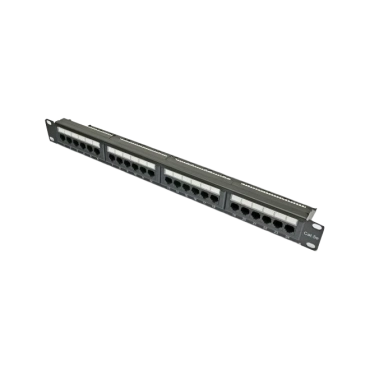 Kingda KDPA6043 Патч-панель 19" 24хRJ-45 UTP кат.5e, с задним организатором, Kingda