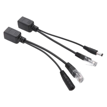 POE 802.3at (30Вт), Black, OEM Q50 Інжектор пасивний (пара)