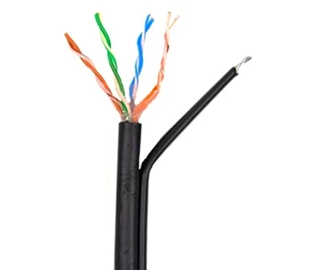 4*2*0.5-CU PE MT CAT5е Кабель мережевий UTP з тросом бухта 305м фото 1