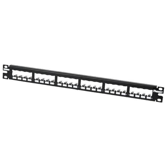 Panduit (CP24BLY) Рамка для набірної 19" патч-панелі, 24 порта Mini-Com фото 1