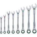 Bosch (1600A027PS) з тріскачкою 8 шт Набір ключів комбінованих фото 2