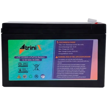 TRINIX LFP 12V6Ah LiFePo4 Акумуляторна батарея