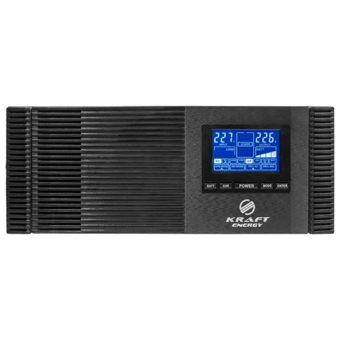 Kraft KRF-AVR1200VA/1КW-12V(MPPT 30А) Інвертор з ДБЖ фото 1