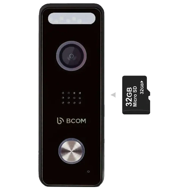 BCOM BT-400FHD/T Black SD Виклична панель фото 1