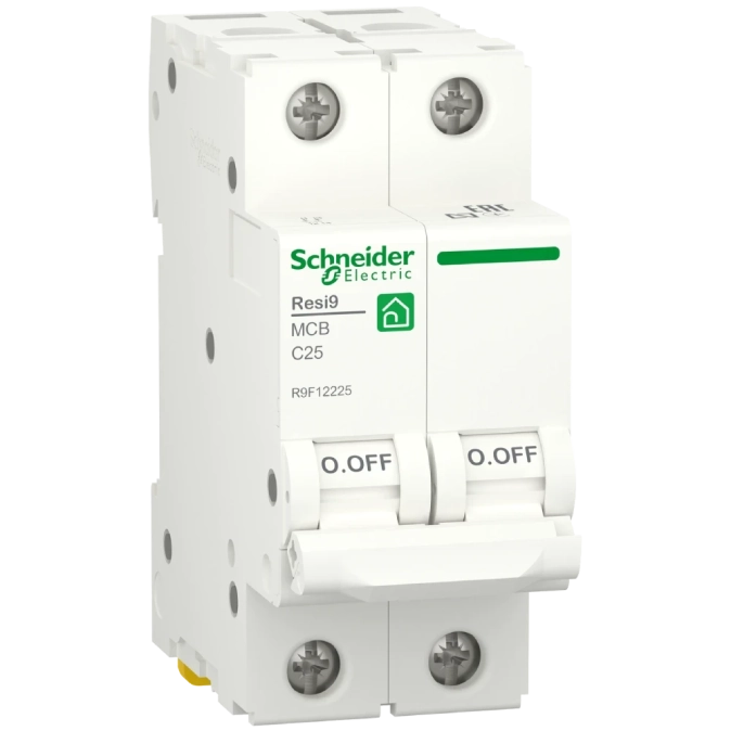 RESI9 25 А, 2P, крива С, 6кА Автоматичний вимикач Schneider Electric фото 1
