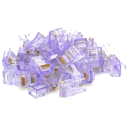 Merlion RJ-45 8P8C UTP Cat-5 (100 шт/уп.) Q100 Violet Конектор фото 1