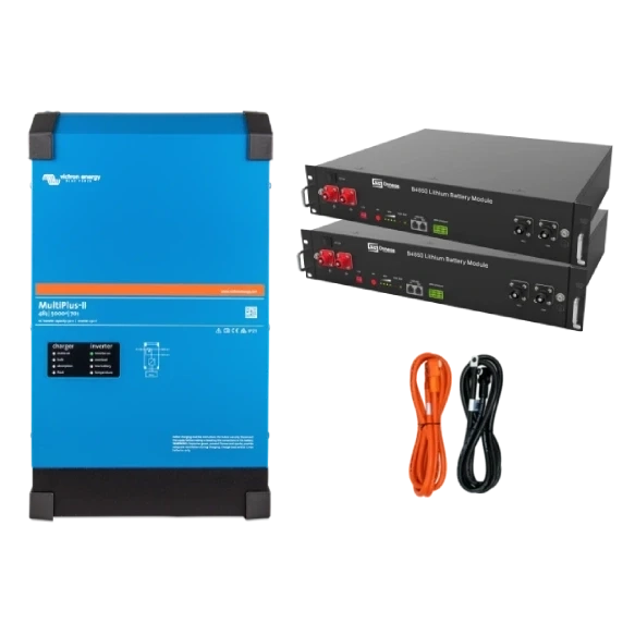 VictronEnergy MultiPlus-II + Dyness 2.4кВт 4.8кВт•г Система безперебійного живлення однофазна фото 1