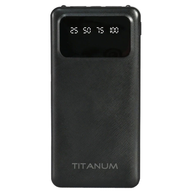 TITANUM OL21 Black 10000mAh Повербанк фото 1