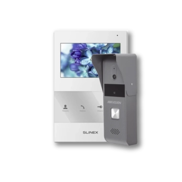 Slinex SQ-04 white + Hikvision DS-KB2421-IM Комплект