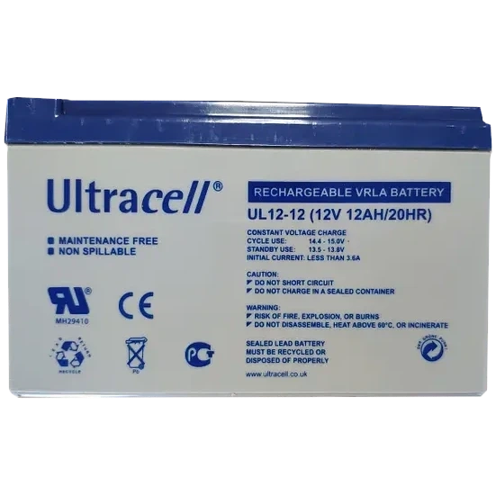 Ultracell UCG 12-12 AGM 12V 12 Ah Акумуляторна батарея фото 1
