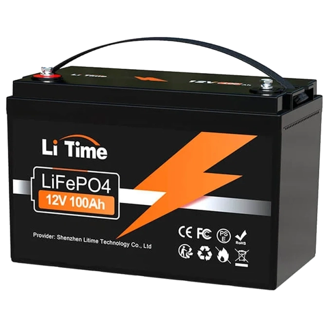 LiTime LiFePO4 12V 100Ah bluetooth Акумуляторна батарея