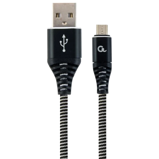 Cablexpert CC-USB2B-AMmBM-2M-BW USB 2.0/Micro B 2м Кабель