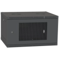 IPCOM CH-6U 600x600 перфорація RAL9005 Шафа серверна фото 1