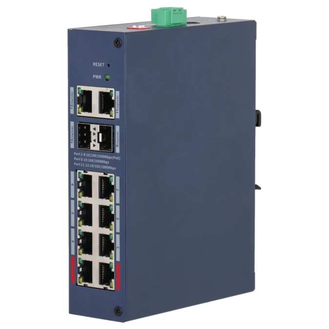 Dahua DH-CHS4212-8GT-110 PoE Комутатор 12 портів керований фото 1
