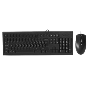 A4Tech KR-8572S Black Комплект клавіатура+мишка