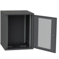 IPCOM 15U 600x600 Шафа телекомунікаційна двері перф(чорна) фото 2