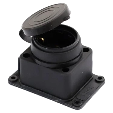 ERKA 6001 Колодка одинарна з заглушкою 1*16 (каучук) фото 1