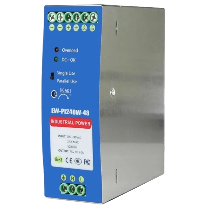 Ewind EW-PI240W-48 на DIN-рейку 240 Вт/48 В Блок живлення