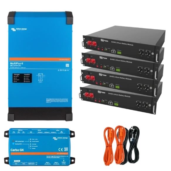 VictronEnergy MultiPlus-II + Dyness 4 кВт 9.6 кВт•год Система безперебійного живлення однофазна фото 1