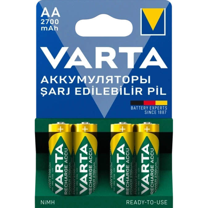 VARTA ACCU AA 2700mAh BLI 4 NI-MH Акумулятор