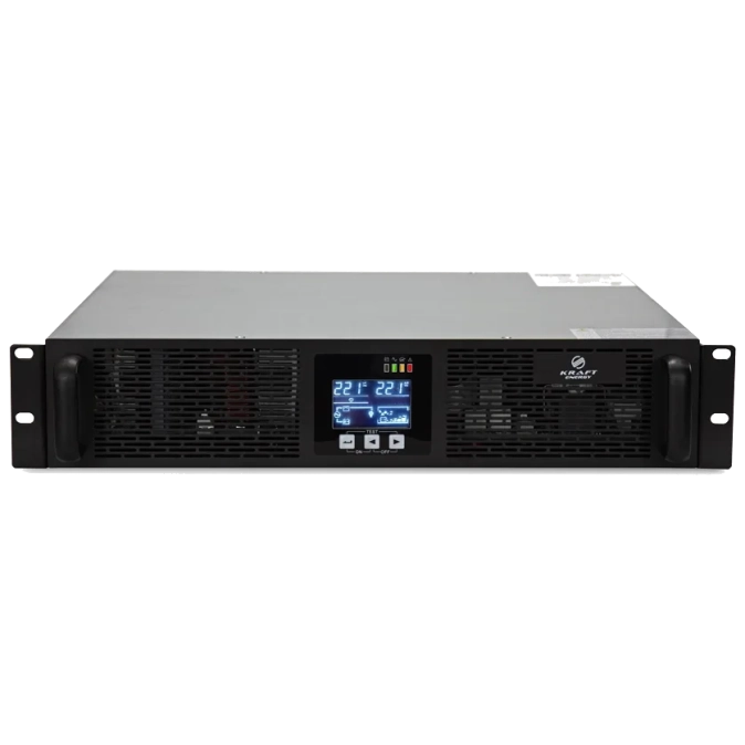 Kraft KRF-RM/1000VA/1KW/EX Pro Online Джерело безперебійного живлення фото 1