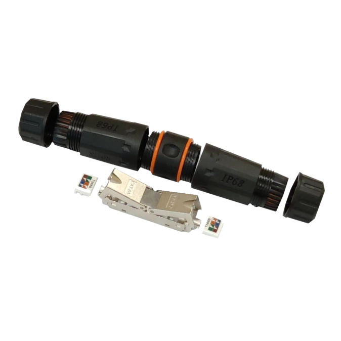 STP IP68 Водонепроницаемый соединитель для витой пары, кат. 6a фото 1