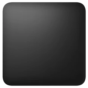 Ajax SoloButton (1-gang/2-way) [55] black Кнопка для одноклавішного чи прохідного вимикача