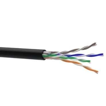 OK-Net 2*2*0,50КПП-ВП (100) Кабель UTP cat 5e, бухта 305 м уличный 2хпарный (4х жил.*0,50)