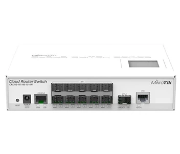 MikroTik CRS212-1G-10S-1S+IN 10-портовий керований Cloud комутатор фото 1