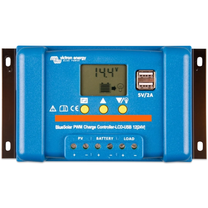 Victron Energy BlueSolar PWM-LCD&USB 12/24-30 Контролер заряду фото 1