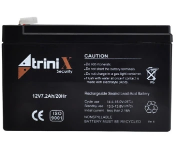 TRINIX 12V7,2Ah/20Hr Акумуляторна батарея фото 1
