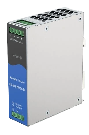 Ruijie RG-NIS-PA120-54 AC/DC 54В 2.2А 120 Вт на DIN-рейку Блок живлення фото 1
