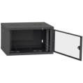 IPCOM CH-6U 600x350 скло RAL9005 Шафа серверна фото 3