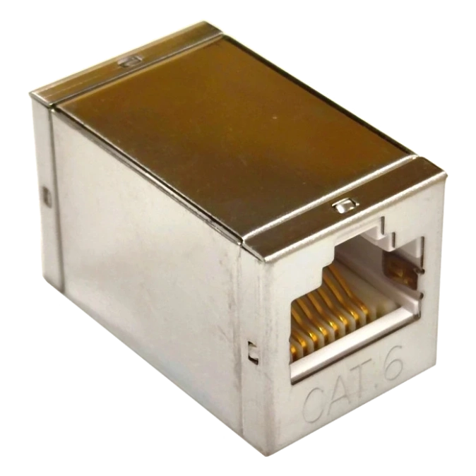 RJ-45 З'єднувач витої пари екранований кат. 6 під конектори фото 1