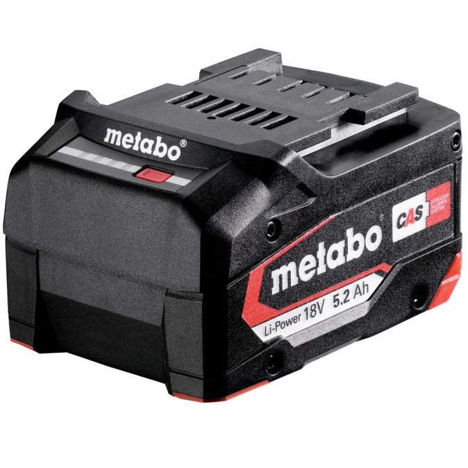 Metabo (625028000) Акумулятор 18В Li-Power 5.2Аг фото 1