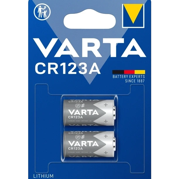 VARTA BLI 2 LITHIUM Батарейка CR123A фото 1