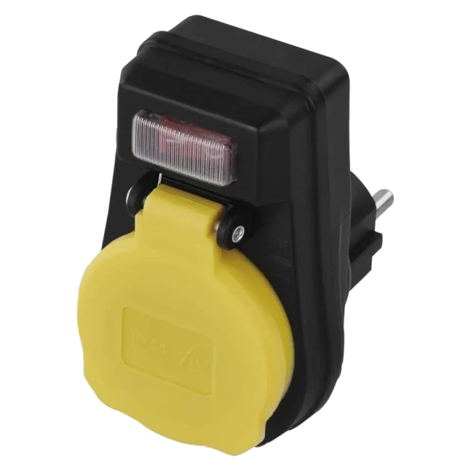 EMOS P00292 16A 250V IP44 Розетка з вимикачем фото 1