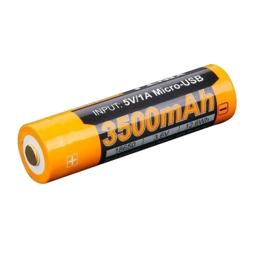 Fenix ARB-L18-3500U Акумулятор 18650 3500 mAh micro usb зарядка