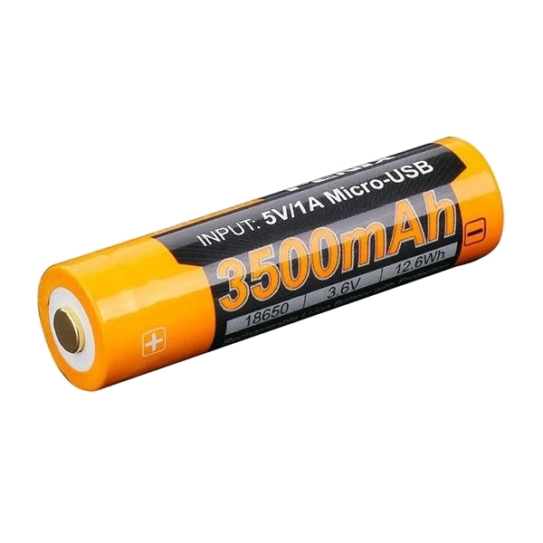 Fenix ARB-L18-3500U Акумулятор 18650 3500 mAh micro usb зарядка фото 1
