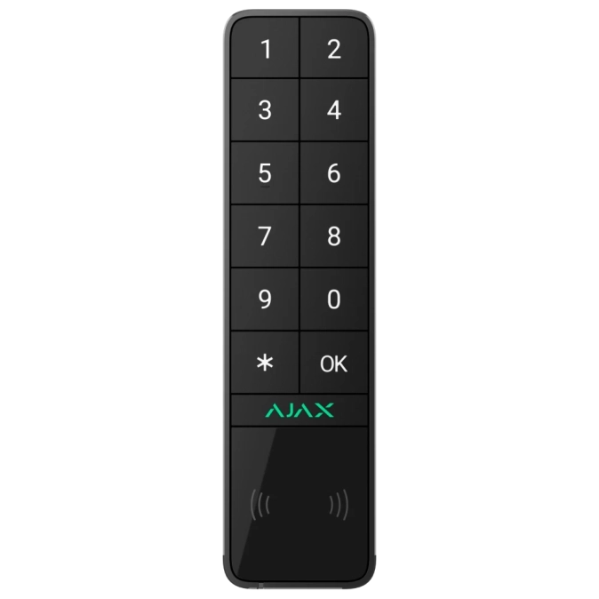 Ajax KeyPad Outdoor Jeweller (8EU) ASP black Беспроводная клавиатура