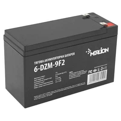 AGM MERLION 6-DZM-9 12V 9Ah F2 Акумуляторна батарея тягова фото 1
