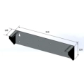 19" 2U(CMS-WWB2U-BK) Кронштейн для вертикальної установки серверу фото 2