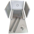 Hypernet WMNC66-12U-FLAT-AC Шафа комутаційна настінна 12U 600x600 розбірна сіра фото 2